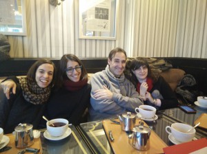 Griselda, Aina, Diego i Bruna